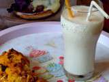 Goûter américain: cookies à la courge et chocolat blanc, milkshake à la banane pour la Battle Food