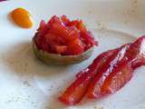 Gravlax de saumon tout rose tout rose