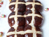 Hot cross buns au chococolat