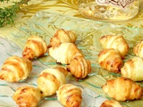 Mini-croissants chèvre, miel, thym