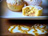 Muffins au coeur fondant de confiture de lait