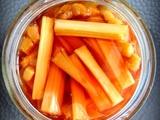 Pickles de rhubarbe