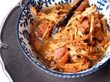 Pulled pork aux coings et vanille