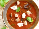 Soupe aux aubergines et aux tomates rôties inspirée d'Ottolenghi