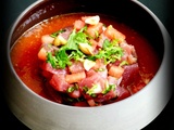 Tartare de thon rouge et ceviche de pastèque de Julien Duboué