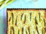 Tarte aux asperges vertes et ricotta