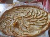 Tarte aux pommes en rosace