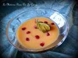 Velouté de kakis au miel, grenade et physalis