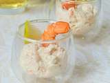 Verrines de crevettes pour les fêtes