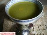 Soupe verte coriandre