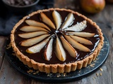 Facile de la tarte poire chocolat maison