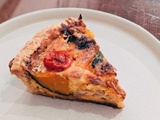 Facile de tarte au thon, tomates et moutarde