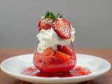 Fraise Melba : une création gourmande