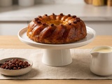 Gâteau de semoule moelleux au caramel ambré