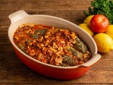 Gratin de merlans fondant aux champignons dorés