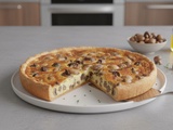 Quiche aux champignons crémeuse et fondante, recette facile