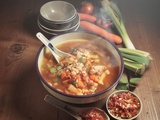 Soupe de filets de sole à la cantonaise parfumée