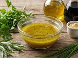 Vinaigrette maison aux herbes fraîches et câpres