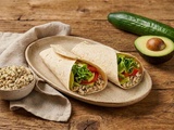 Wraps au tofou aux herbes : la recette fraîche et croquante en 15 min