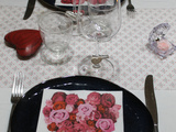 Saint valentin , la table 2022