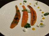 Saumon gravlax , recette d'Anne Sophie Pic