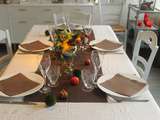 Table d'automne pour un anniversaire