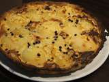 Tarte aux poires, aux amandes et aux pépites de chocolat