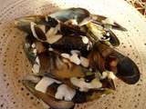 Moules au roquefort