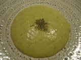 Velouté de courgettes à la vache qui rit