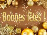 Très bonnes fêtes de fin d'année à tous