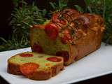 Cake au pesto et tomates cerises