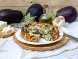 Clafoutis aubergine feta