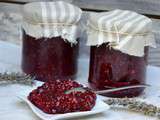 Confiture de framboises des bois