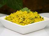 Couscous express au curcuma et aux herbes