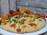 Focaccia aux tomates cerises