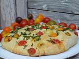 Focaccia aux tomates cerises