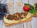 Fougasse aux légumes grillés