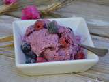 Frozen yoghourt framboises/myrtilles