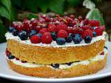 Gâteau aux fruits rouges