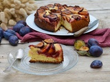 Gâteau brioché aux prunes