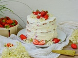 Naked cake aux fraises