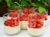 Panna cota aux fraises