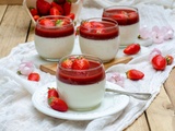 Panna cotta aux fraises