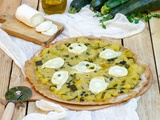 Pizza courgette chèvre