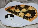 Pizza verte aux blettes