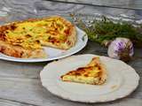 Quiche à l’ail nouveau et au fromage de brebis