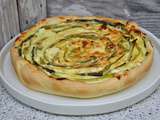 Quiche spirale poireaux feta