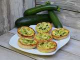 Quiches légères aux courgettes