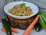 Quinoa/boulgour aux petits légumes