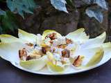 Salade d’endives aux noix et roquefort